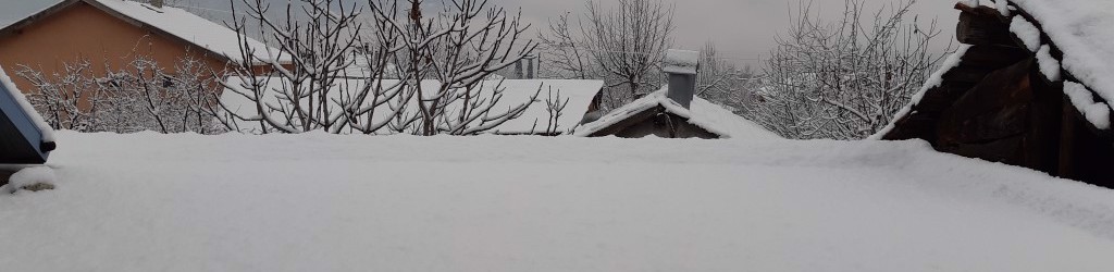 Köyümüze Kar Yağdı